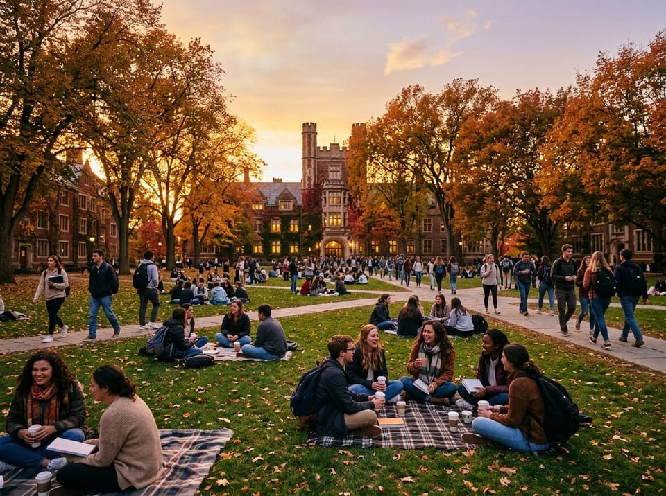 Greek life risk manager presenting DrinkCheck safety plan to university administration panel